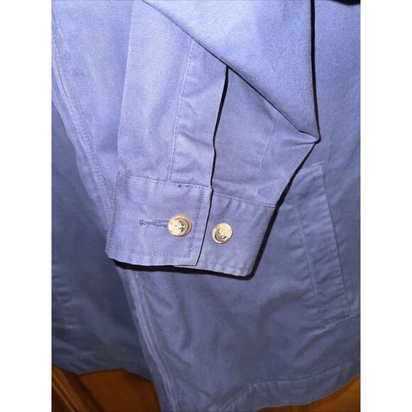 Eddie Bauer Mens Lightweight Jacket Large Tall Blue Gently Worn Comfortable - Picture 5 of 6